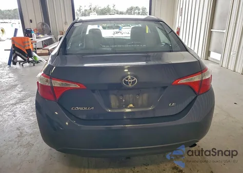 2015 Toyota Corolla L из США, поврежденный, VIN 5YFBURHE6FP291104